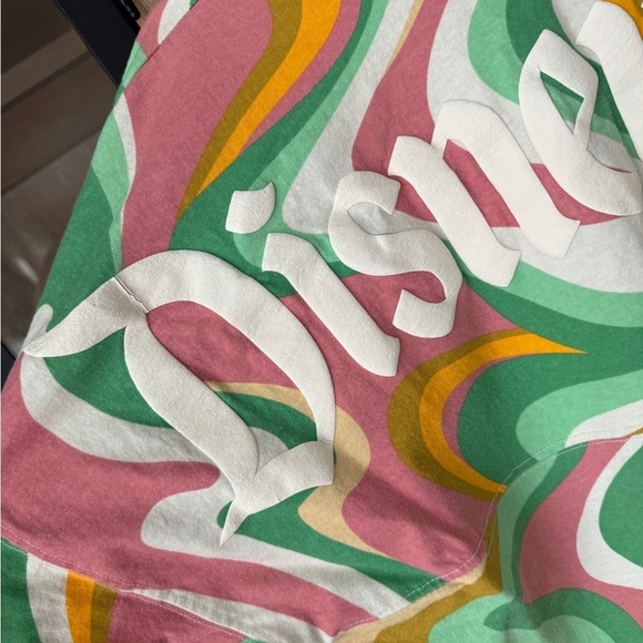 Disneyland Resort Spirit Jersey swirl collection long sleeve colorful pullover - Picture 7 of 9